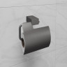 Бумагодержатель LEMARK SMOOTH LINE с крышкой, графит 9726012